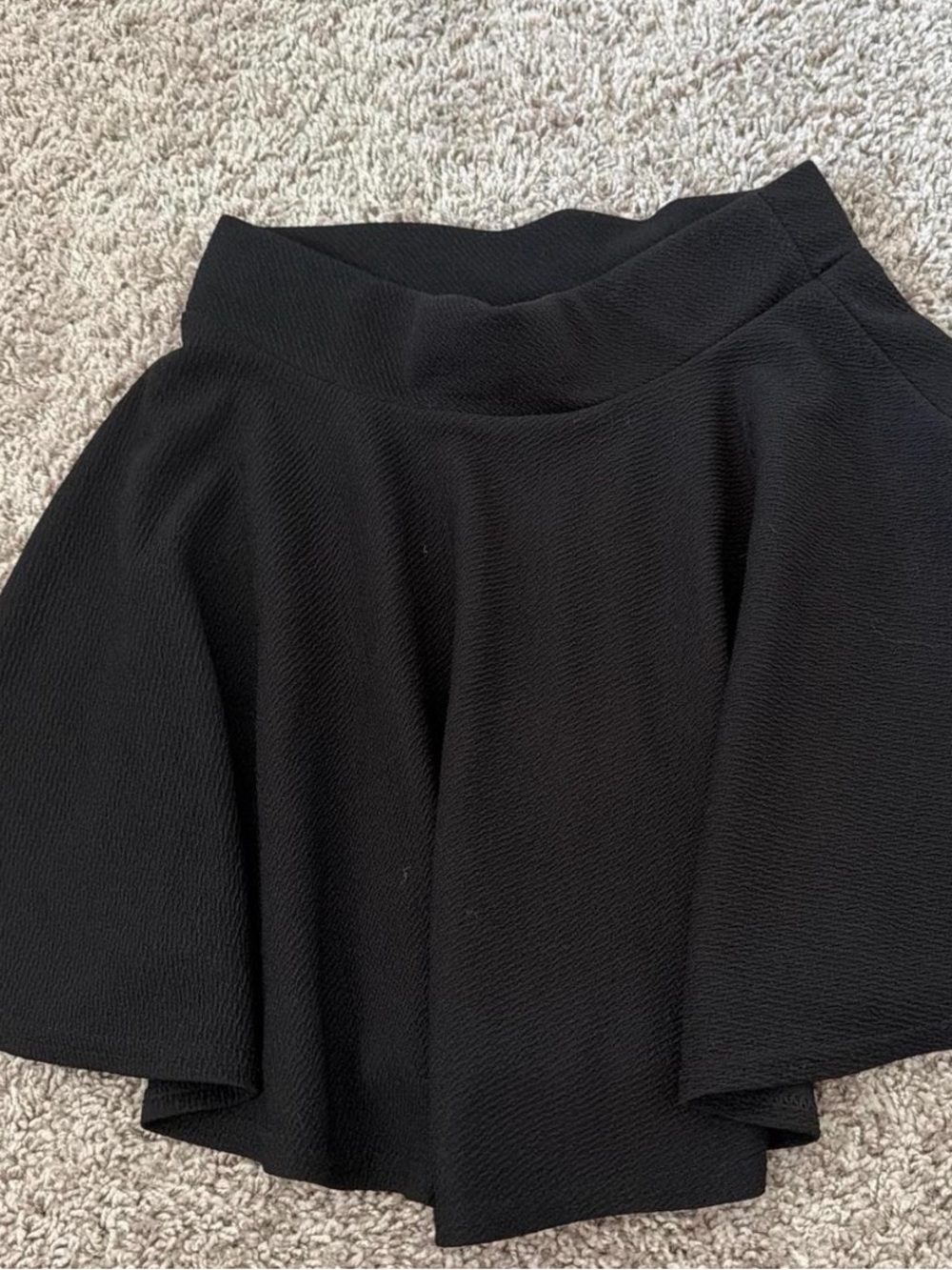 Black Circle Skater Skirt - Classic Flare